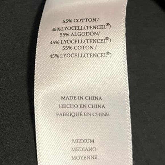 Rails Women's Black Pocket Long Sleeve Collar Button Down Tunic Shirt Top Size M - Picture 4 of 4